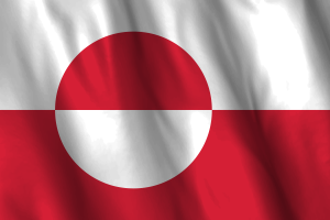 National Flag of Greenland flag