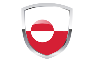National Flag of Greenland Clipart flag