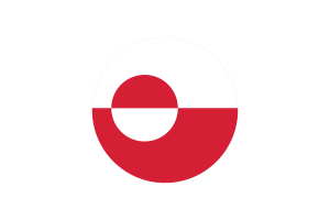 Greenland Flag Circle Vector Free flag