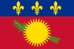Flagge von Guadeloupe flag