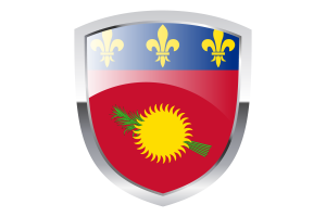 Nationale Flagge von Guadeloupe Clipart flag