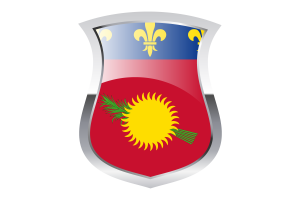 Guadeloupe Stolz Flagge flag