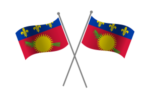 Guadeloupe Freundschaft Flagge flag