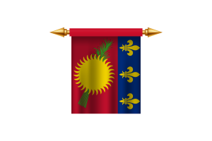 Guadeloupe Emblem flag