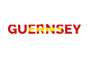 Guernsey islands Text Art flag