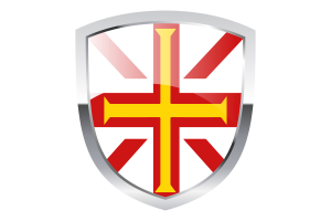 National Flag of Guernsey islands Clipart flag