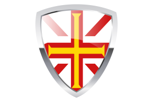 Guernsey islands Shield Flag flag