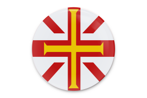 Guernsey islands Flag Vector Art flag