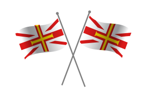 Guernsey islands Friendship Flag flag