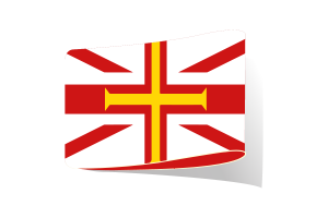 Guernsey islands Flag Illustration Clipart flag