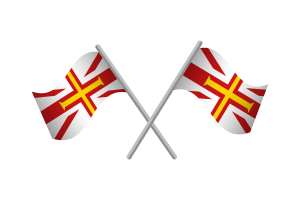 Guernsey islands Flag Emblem Vector Free flag