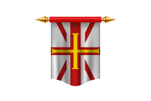 Guernsey islands Flag Royal Banner flag