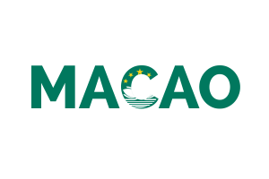 Macao Text Art flag