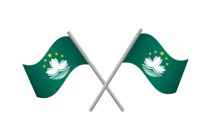 Macao Flag Emblem Vector Free flag