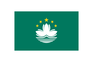 Macao Flag Triangle Vector Illustration flag