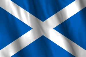 National Flag of Scotland flag