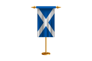 Scotland Ceremonial Flag Vector Free flag