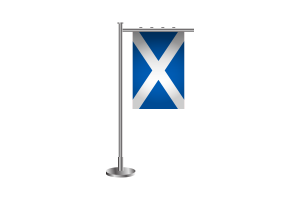 3d Scotland Standing Flag flag