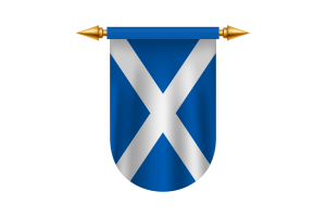 Scotland Flag Emblem Vector Images flag