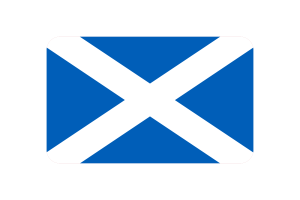 Scotland Flag Triangle Vector Illustration flag