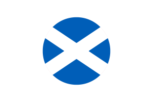Scotland Flag Circle Vector Free flag