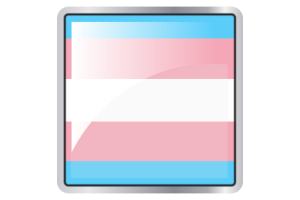 Icône carrée du drapeau transgenre flag