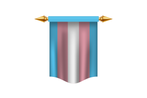 Bannière royale du drapeau transgenre flag