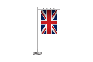 3d Union Jack Standing Flag flag
