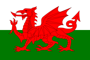 Flagge von Wales flag
