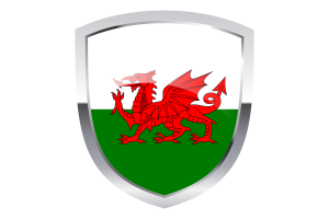Nationale Flagge von Wales Clipart flag