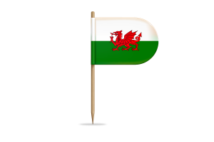 Wales-Flagge für Schreibtisch, Tisch flag