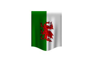 Wales-Flaggenbanner flag