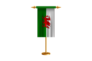 Wales-Zeremonienflagge Vektor Kostenlos flag