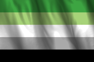 Drapeau national aromantique flag