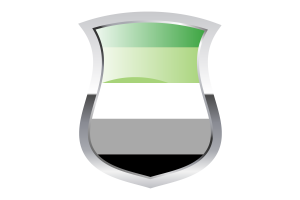 Drapeau de fierté aromantique flag