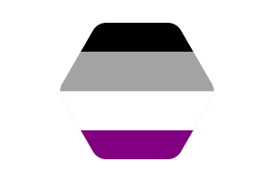 Asexual Flag Vector Free | SVG and PNG flag