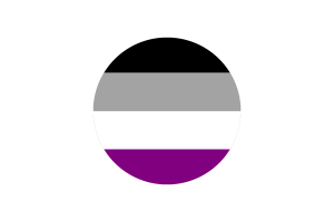 Asexual Flag Circle Vector Free flag