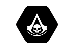 Vector de bandera de Assassin's Creed gratis | SVG y PNG flag