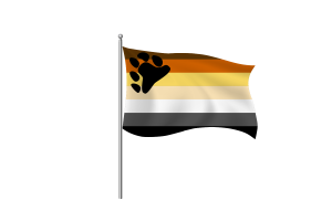 Symbole du drapeau de l'ours flag