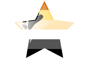 Icône étoile du drapeau de l'ours flag