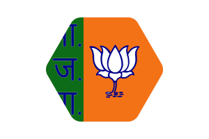 Bharatiya Janata Party Flag Vector Free | SVG and PNG flag