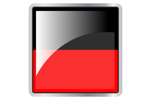 Dravida Munnetra Kazhagam Flag Square icon flag