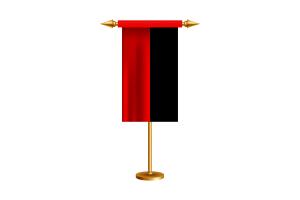 Dravida Munnetra Kazhagam Ceremonial Flag Vector Free flag