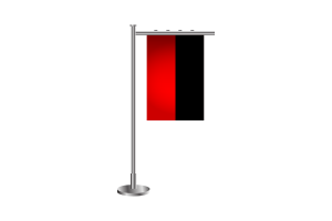 3d Dravida Munnetra Kazhagam Standing Flag flag