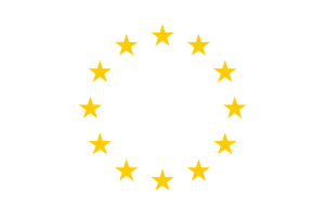 Emblem of European Union flag