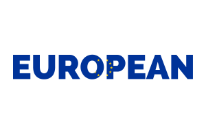 European Union Text Art flag