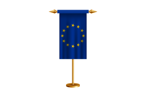 European Union Ceremonial Flag Vector Free flag
