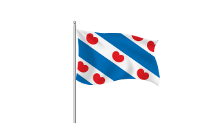 Friesland Flag Clipart flag