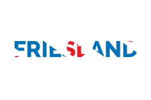 Friesland Text Art flag