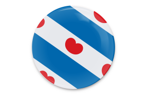 Friesland Flag Vector Art flag